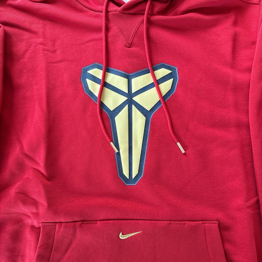 Nike Red and Yellow Graphic Hoodie